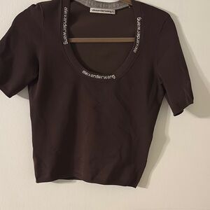 Alexander Wang Brown Women's Top